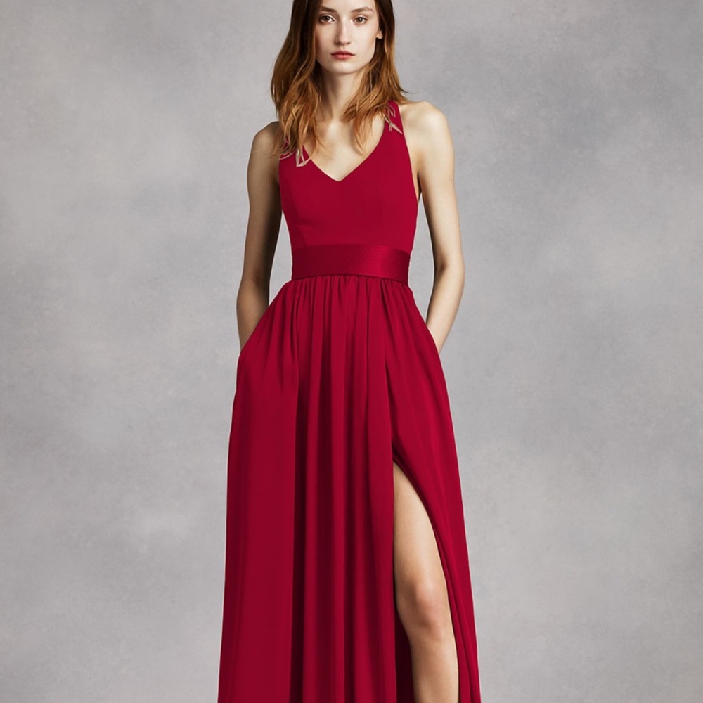Elegant Red Evening Gown